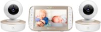 Front. Motorola - VM50G-2  5" WiFi Video Baby Monitor with 2 Cameras - White.