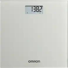 Angle. Omron - Digital Scale with Bluetooth Connectivity - Light Grey.