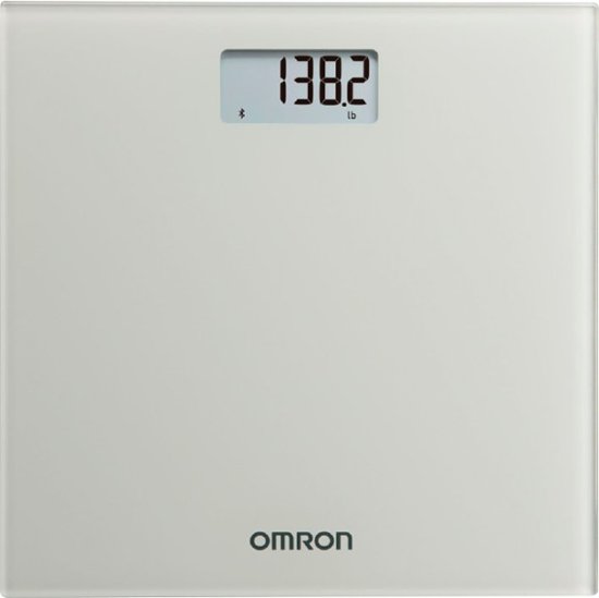 Angle. Omron - Digital Scale with Bluetooth Connectivity - Light Grey.
