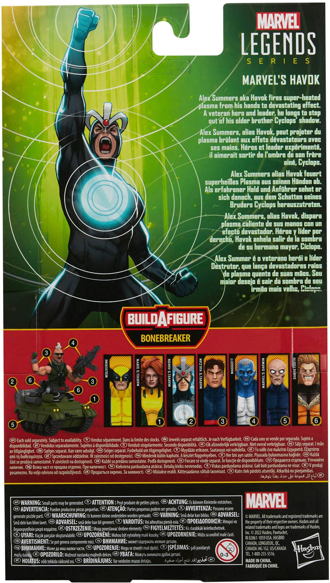 Angle. Marvel - Legends Series Marvel’s Havok.