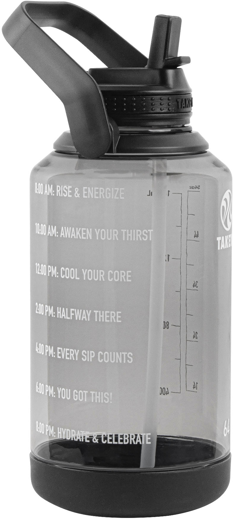 Fuel Mate Motivational Reusable Water Bottle - Gray - Shop Travel & To-Go  at H-E-B