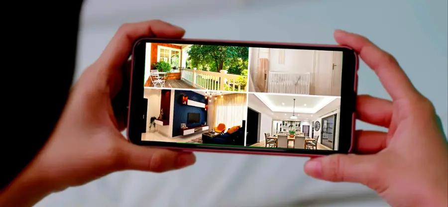 Alt View 19. MOBI - Cam HDX Smart HD Pan & Tilt Wi-Fi Baby Monitoring Camera with 2-way Audio and Powerful Night Vision - White.