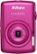 Front Standard. Nikon - Coolpix S01 10.1-Megapixel Digital Camera - Pink.