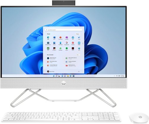HP - 24" Touch-Screen All-In-One - AMD Ryzen 5 - 8GB Memory - 1TB SSD - Starry White