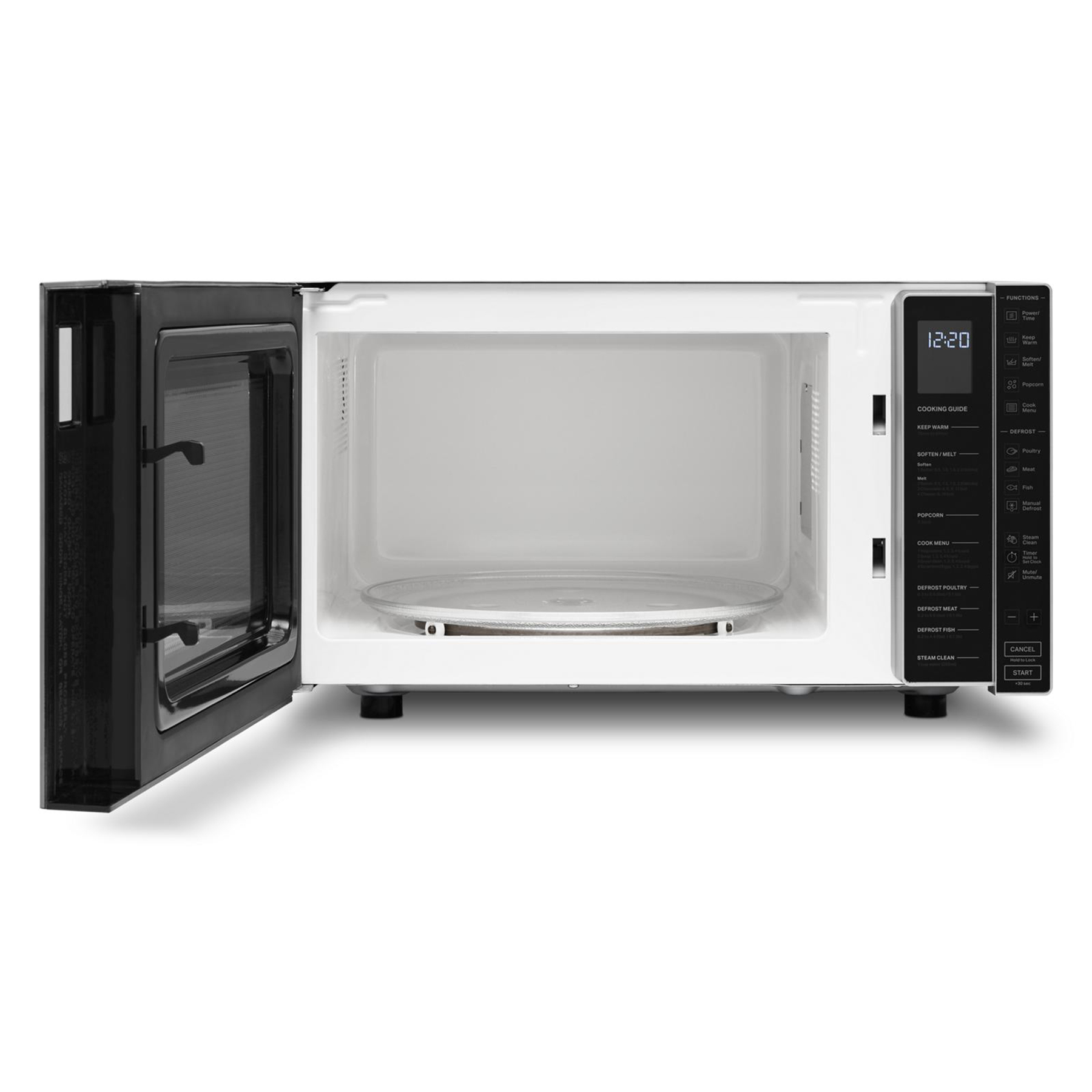 GE 20 in. 1.1 cu.ft Countertop Microwave with 10 Power Levels - White