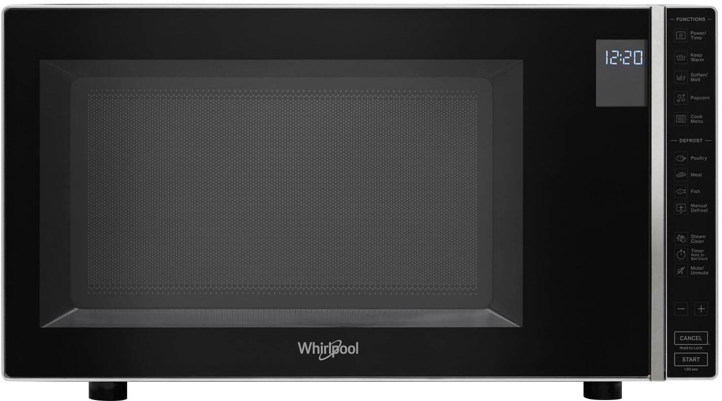Zoom in on Front Zoom. Whirlpool - 1.1 Cu. Ft. Countertop Microwave with 900-Watt Cooking Power.