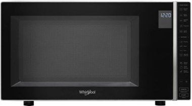 Whirlpool - 1.1 Cu. Ft. Countertop Microwave with 900W Cooking Power - Silver - Front_Zoom