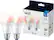 Front. WiZ - A19 Smart Bulb (2-Pack) - Color and Tunable White.
