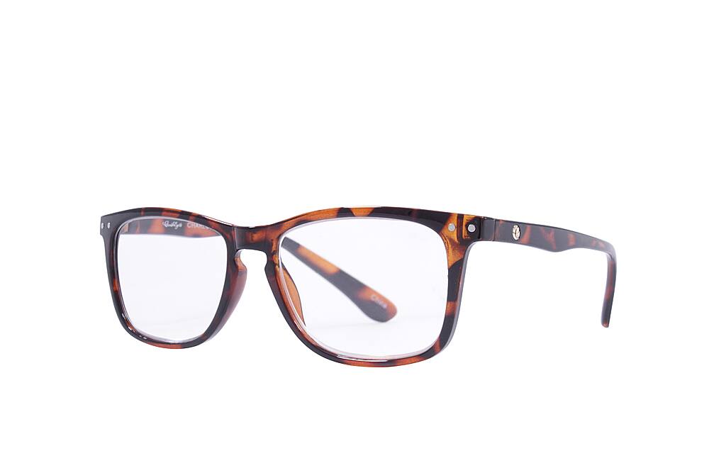Angle View: Crusheyes - Charlotte; 1Lens Readers, Supports +0.50 to +2.50 Diopters in One Lens, Revolutionary Patented Technology - Gloss Dark Demi