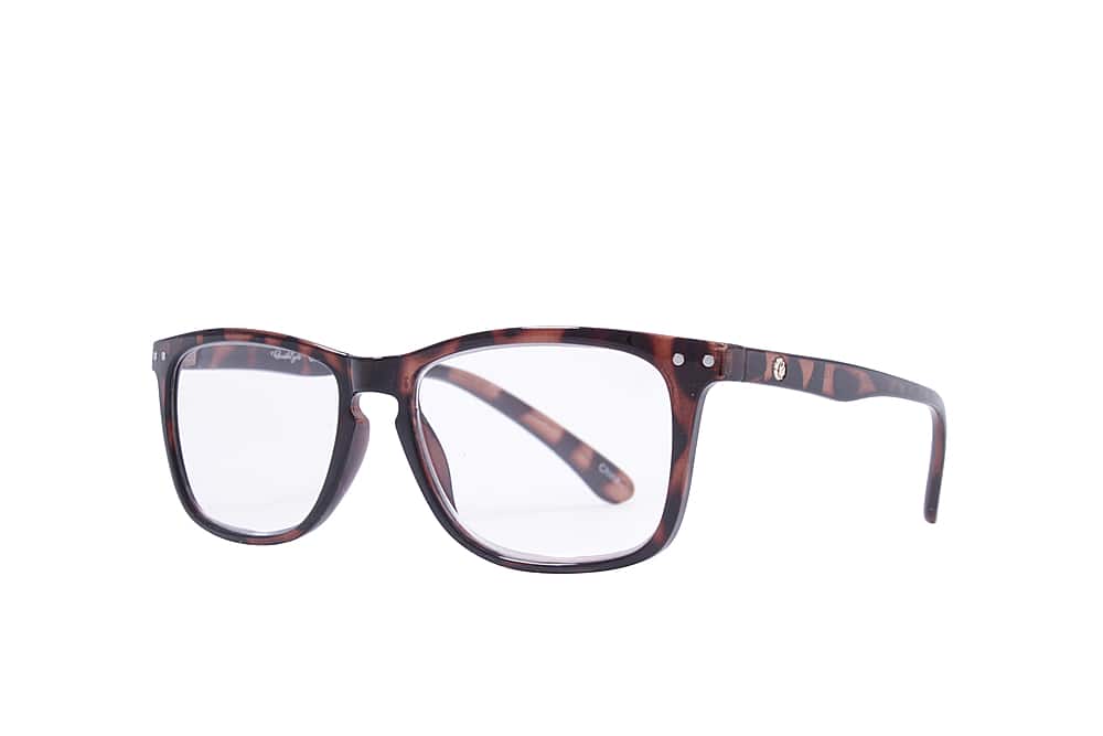 Crusheyes - Charlotte; 1Lens Readers, Supports +0.50 to +2.50 Diopters in One Lens, Revolutionary Patented Technology - Gloss Light Demi - Angle_Zoom