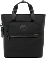 TUMI - Alpha 3 Tote Backpack - Black - Front_Zoom