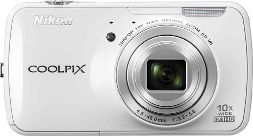  Nikon - Coolpix S800c 16.0-Megapixel Digital Camera - White