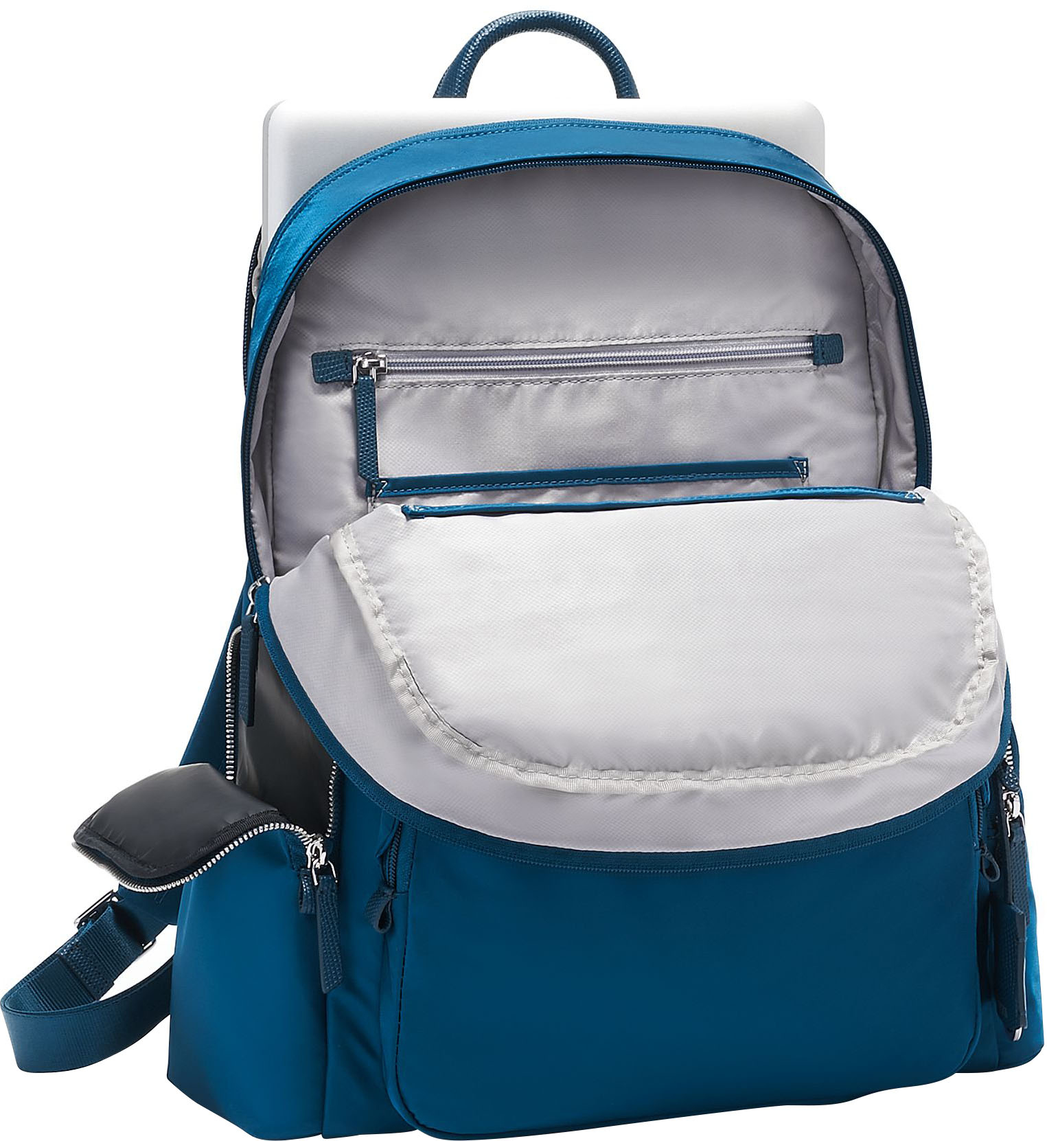 Angle View: TUMI - Voyageur Carson Backpack - Blue