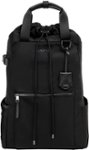 Front Zoom. TUMI - Voyageur Fern Drawstring Backpack - Black.