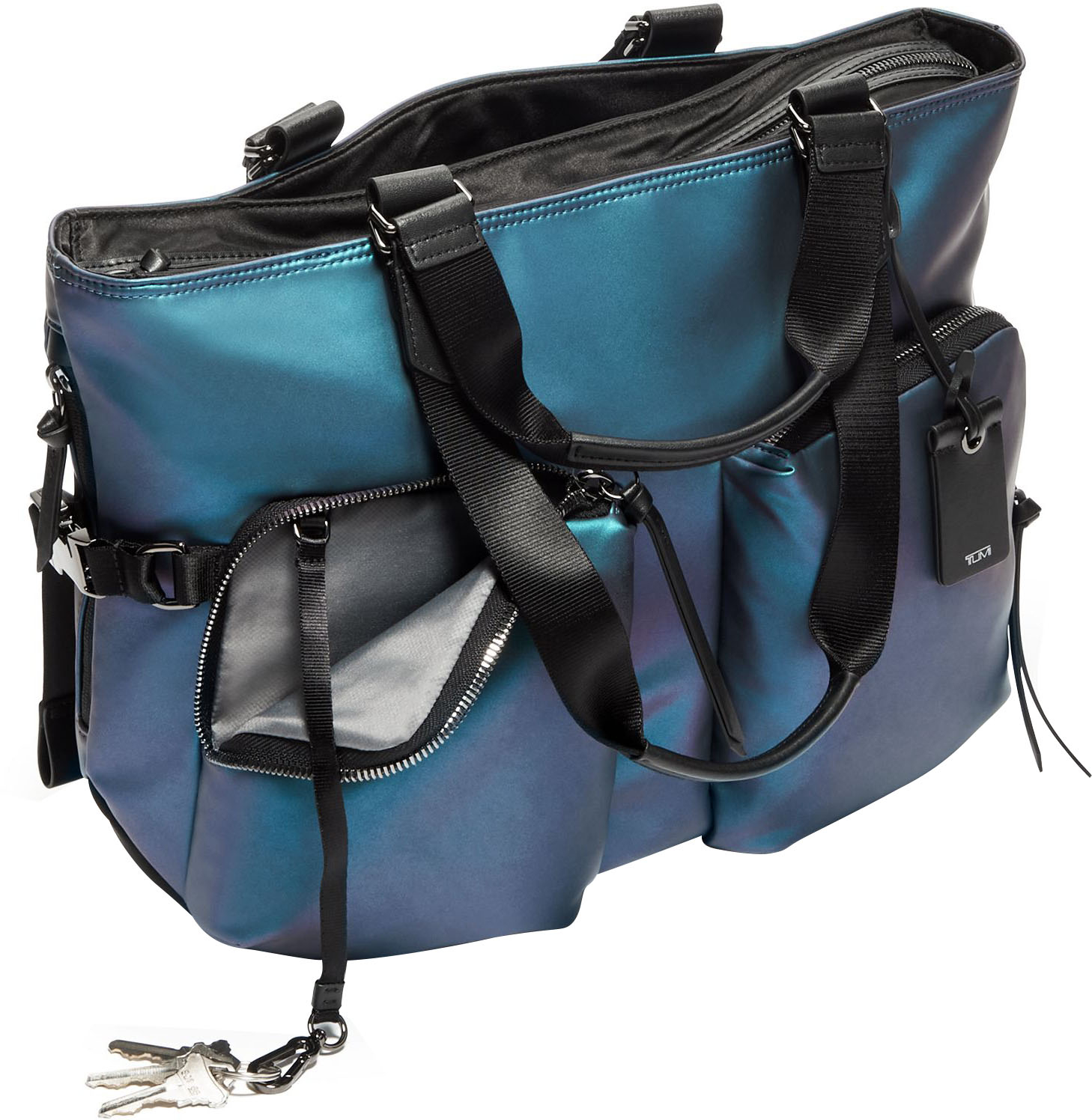 Best Buy: TUMI Devoe Amber Tote Iridescent Blue 142375-9654