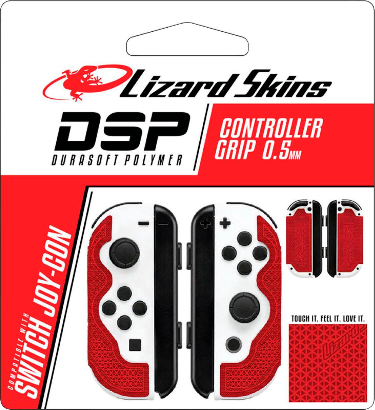 Alt View 13. Lizard Skins - DSP Controller Grip for Switch Joy-Con - Red.