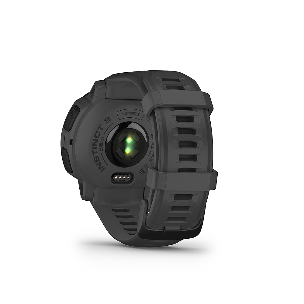 Back View: Garmin - Instinct 2 dēzl Edition 33mm Smartwatch Fiber-reinforced Polymer - Graphite
