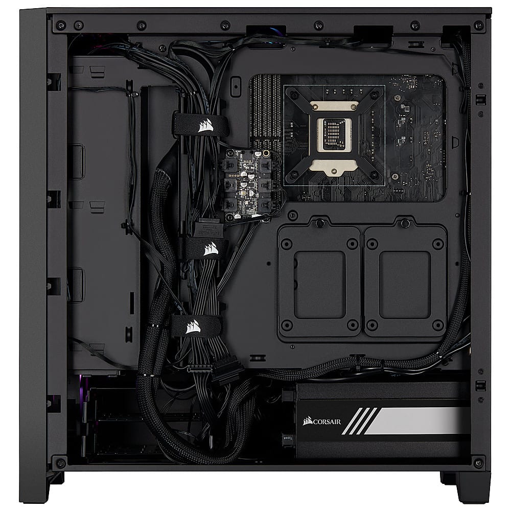  Corsair Vengeance i7400 Series Gaming PC - Liquid Cooled Intel®  Core™ i9 12900K CPU - NVIDIA® GeForce RTX™ RTX 4090 GPU - 2TB M.2 SSD -  64GB Vengeance RGB DDR5 Memory - Black : Electronics