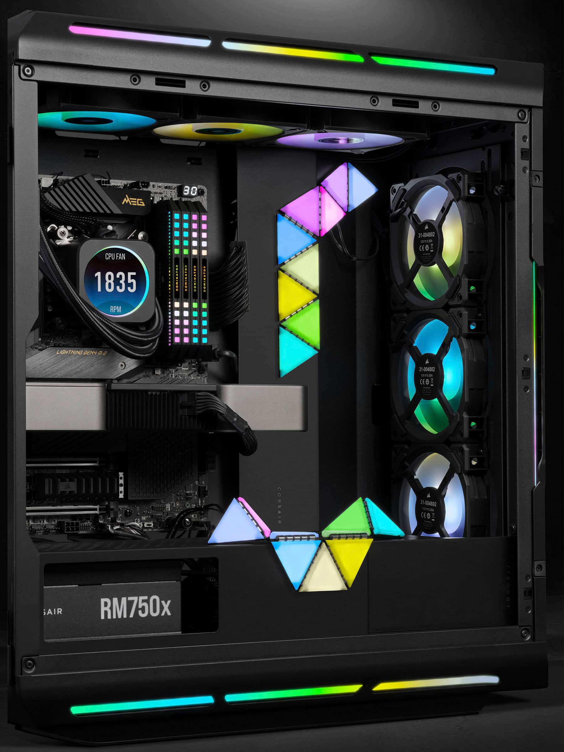 Best Buy: CORSAIR iCUE LC100 Smart Case Lighting Triangles