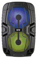 QFX - 2 x 6.5" Bluetooth Recharge Speaker with TWS - Black - Front_Zoom