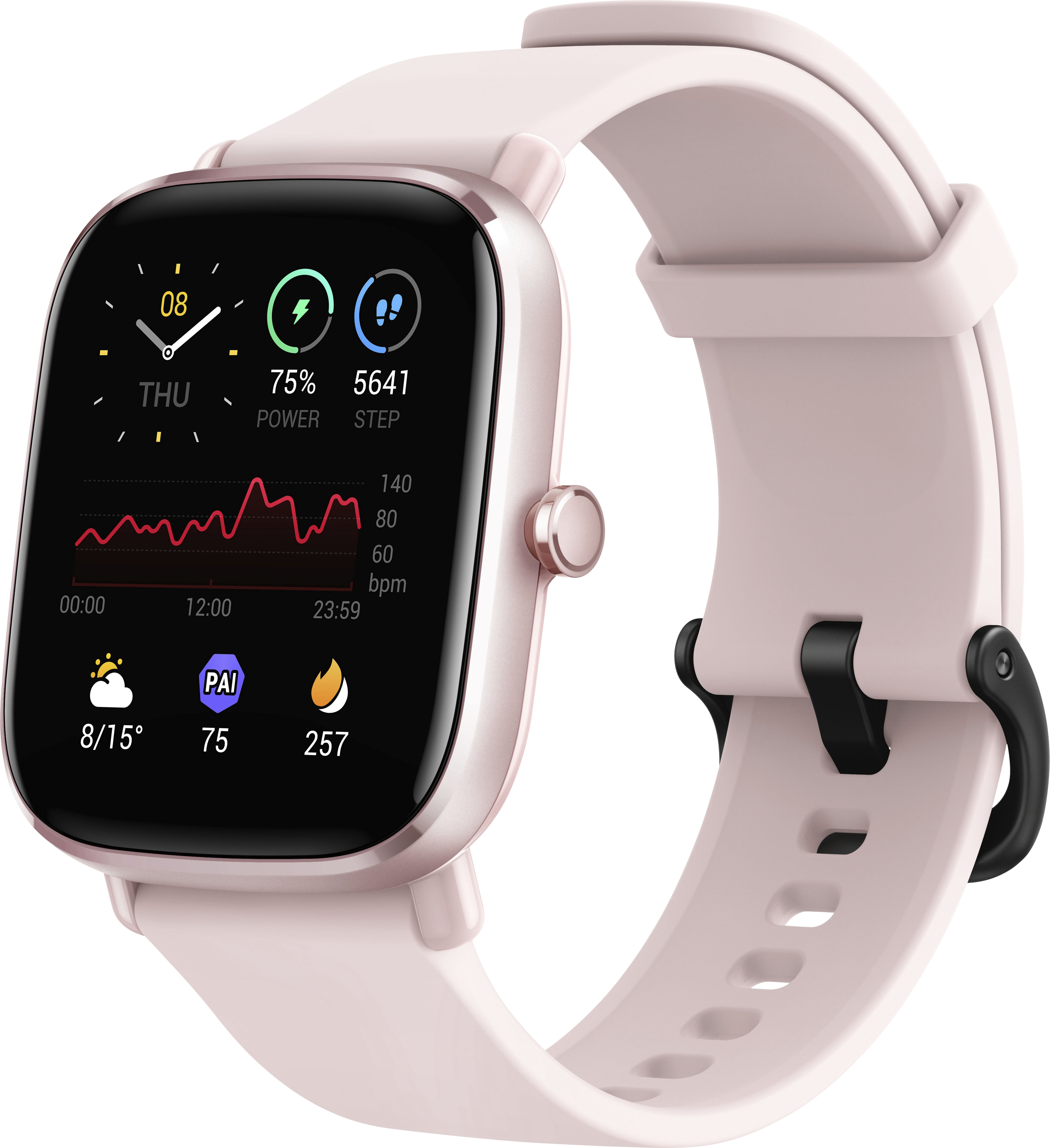 Amazfit GTS 2 Mini Smartwatch 39.3mm Pink W2018OV2N - Best Buy