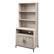 Angle. Walker Edison - Contemporary 2-Door Hutch Bookshelf - Birch.