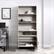 Alt View 16. Walker Edison - Contemporary 2-Door Hutch Bookshelf - Birch.