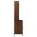 Alt View 23. Walker Edison - Contemporary 2-Door Hutch Bookshelf - Dark Walnut.