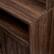 Alt View 30. Walker Edison - Contemporary 2-Door Hutch Bookshelf - Dark Walnut.