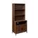 Left. Walker Edison - Contemporary 2-Door Hutch Bookshelf - Dark Walnut.