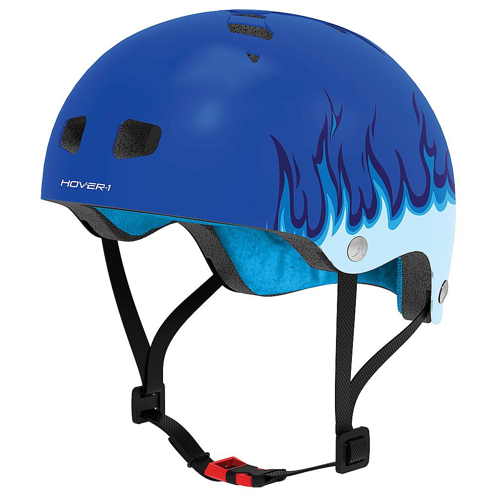 Angle. Hover-1 - Kids Sport Helmet - Flame.