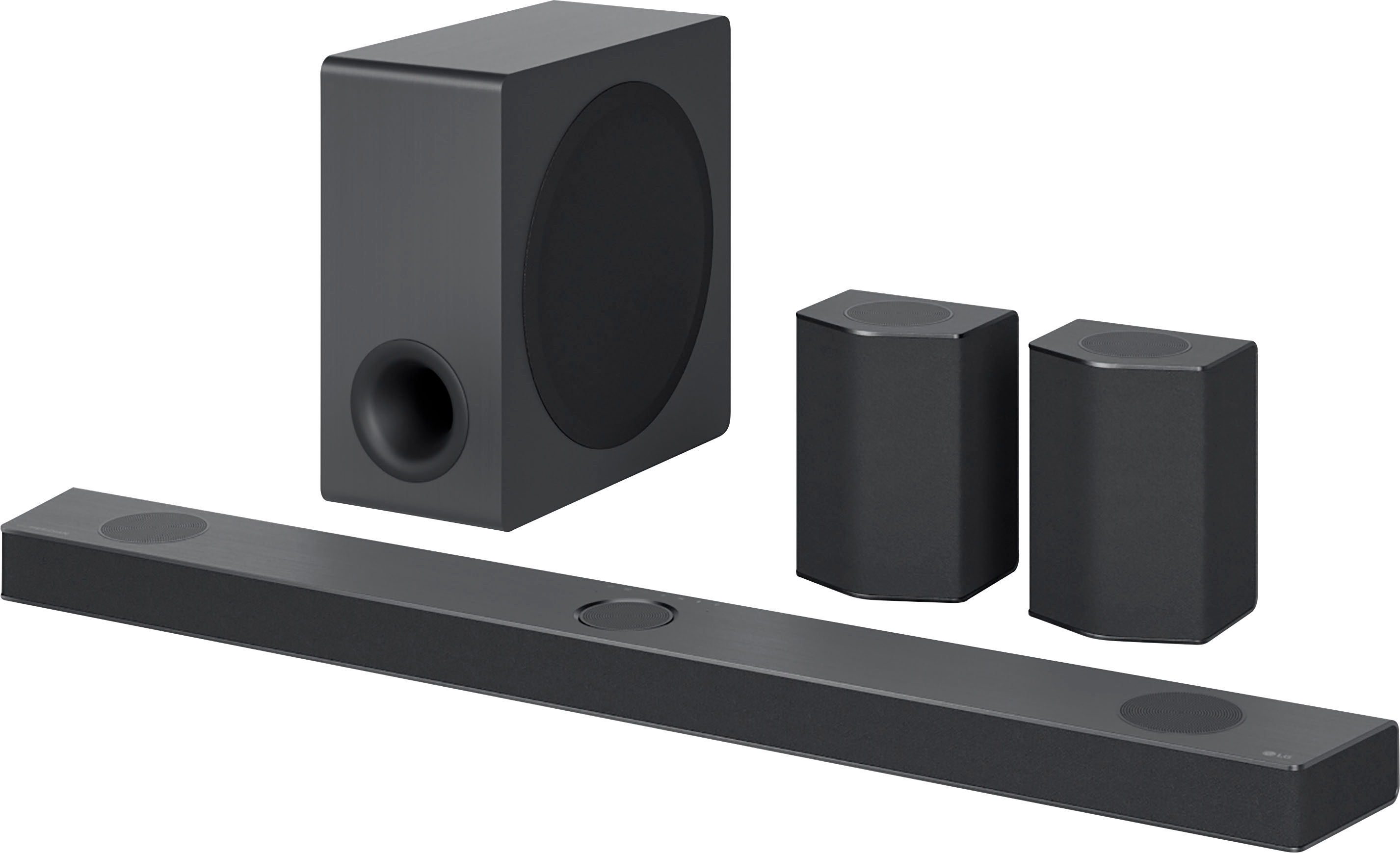 LG 3.1 Channel Soundbar with Wireless Subwoofer and DTS Virtual:X Black  S65Q - Best Buy