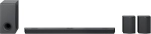 LG - 9.1.5 Channel Soundbar with Wireless Subwoofer, Dolby Atmos and DTS:X - Black - Front_Zoom
