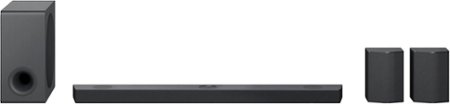 LG - 9.1.5 Channel Soundbar with Wireless Subwoofer, Dolby Atmos and DTS:X - Black