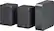 Angle. LG - 140W Wireless Rear Channel Speakers (Pair) - Black.