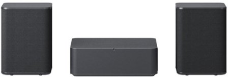 LG - 140W Wireless Rear Channel Speakers (Pair) - Black