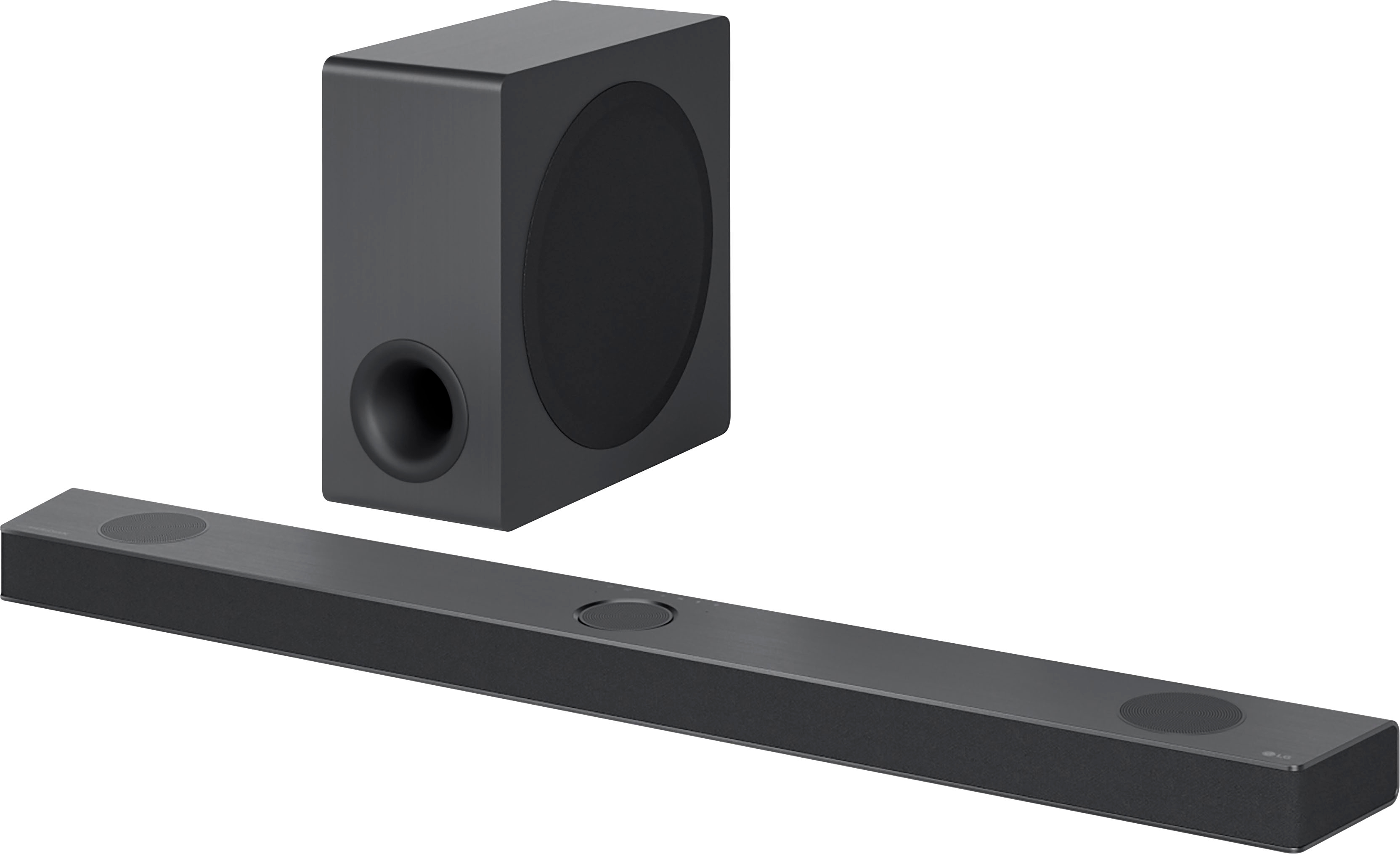 Angle View: Nakamichi - 7.2.4-Channel 800W Soundbar System with Dual 8" Wireless Subwoofers and Dolby Atmos - Black