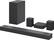 Front. LG - 5.1.2 Channel Soundbar with Wireless Subwoofer, Dolby Atmos and DTS:X - Black.