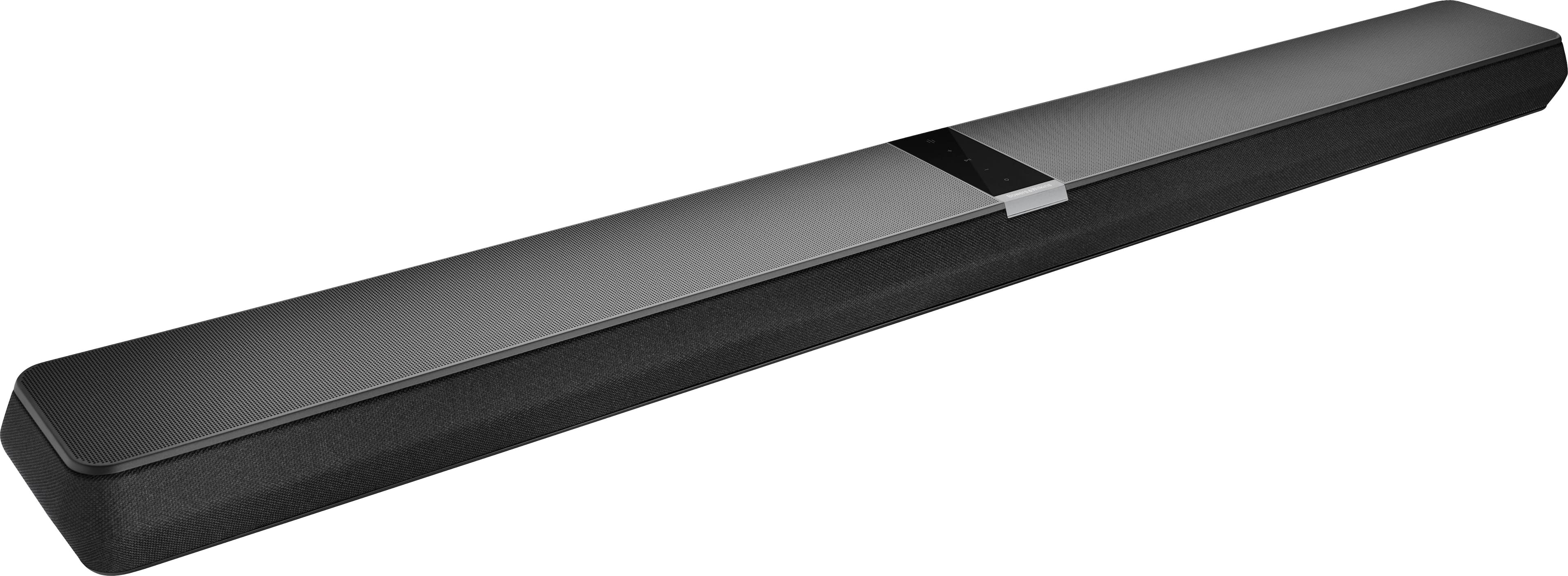 Front. Bowers & Wilkins - Panorama 3 Atmos Soundbar with Built-In Subwoofer - Black.