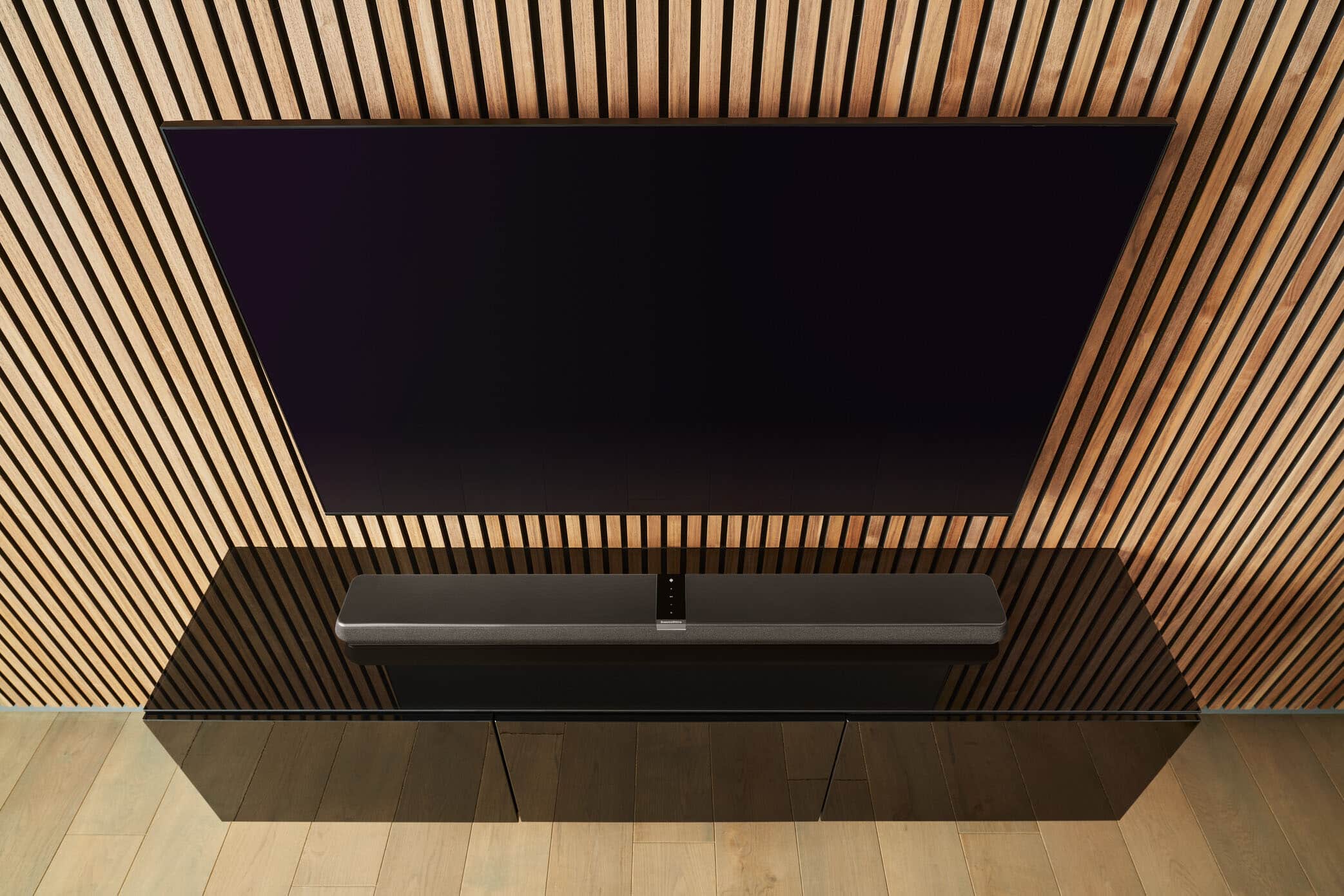 Alt View 14. Bowers & Wilkins - Panorama 3 Atmos Soundbar with Built-In Subwoofer - Black.