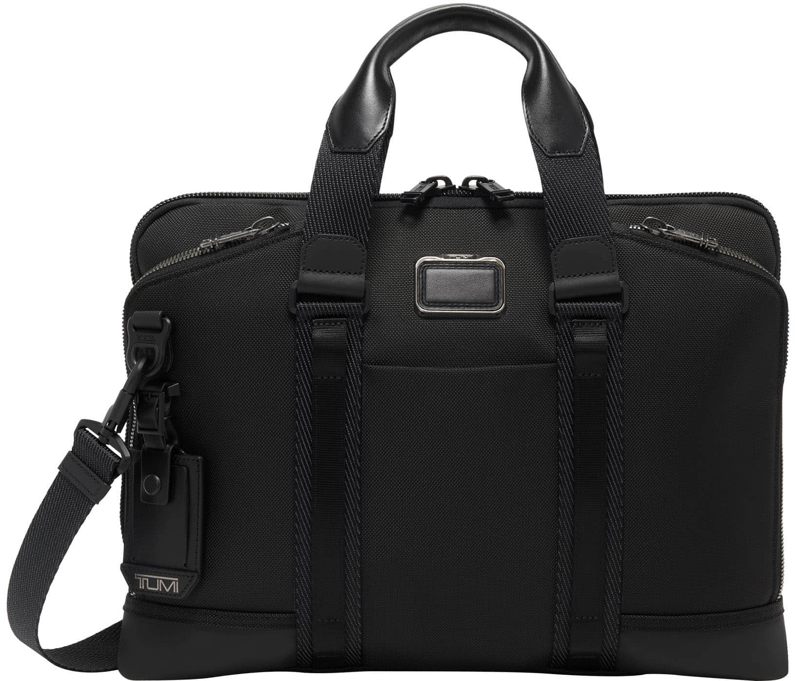 TUMI - Alpha Bravo Academy Brief - Black - Front_Zoom