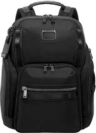 Front. TUMI - Alpha Bravo Search Backpack - Black.