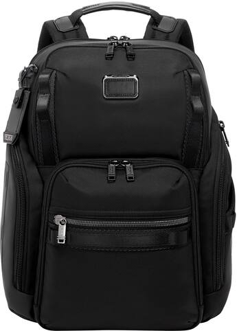 tumi alpha bravo sheppard deluxe ballistic nylon black backpack new Fit to your laptop fits up to a 15 PC or 16 MacBook screen ALPHA BRAVO Nomadic Backpack