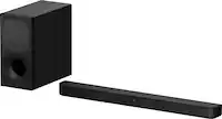 Sony - HT-S400 2.1ch Soundbar with powerful wireless Subwoofer - Black - Front_Zoom