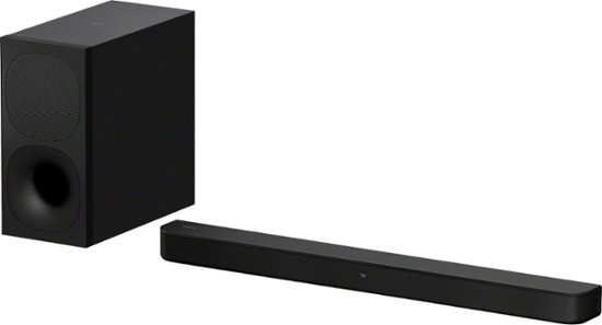 Front Zoom. Sony - HT-S400 2.1ch Soundbar with powerful wireless Subwoofer - Black.