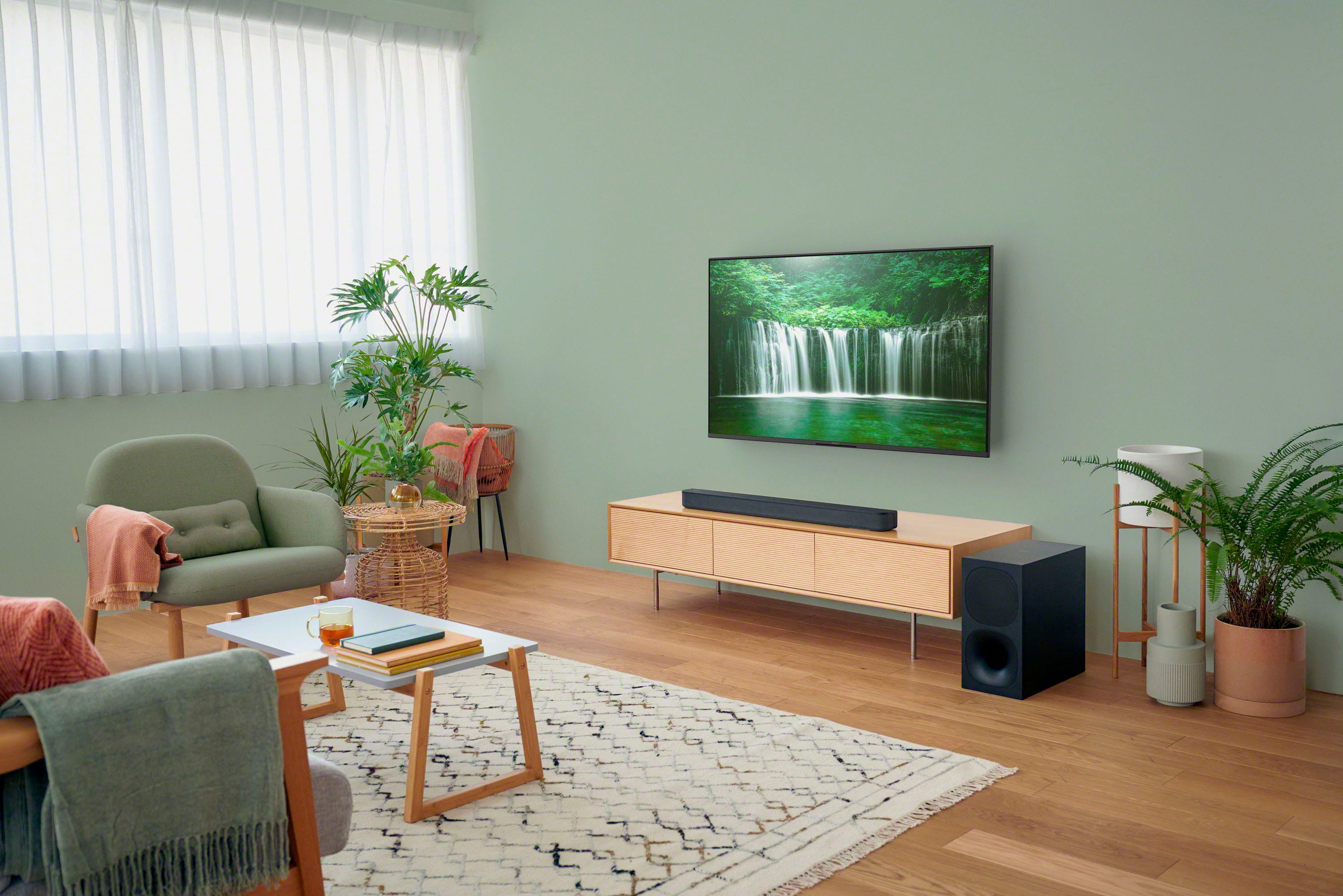 Alt View 16. Sony - HT-S400 2.1ch Soundbar with powerful wireless Subwoofer - Black.