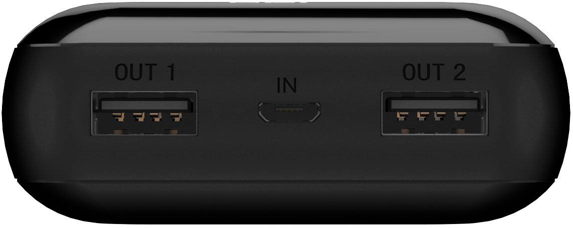 Alt View 1. Energizer - MAX 20,000mAh 15W USB-C 3-Port Universal Portable Battery Charger/Power Bank w/ LCD screen for Smartphones & Accessories - Black.