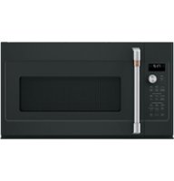 Café - 1.7 Cu. Ft. Convection Over-the-Range Microwave with Air Fry - Matte Black - Front_Zoom
