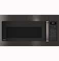 GE Profile - Profile Series 1.7 Cu. Ft. Convection Over-the-Range Microwave with Sensor Cooking and Chef Connect - Black Stainless Steel