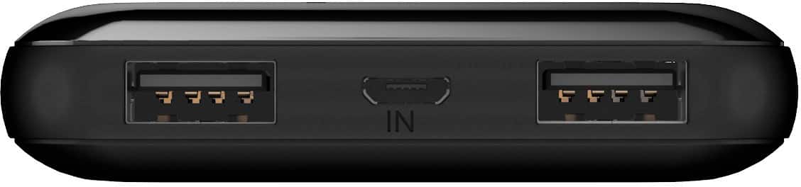 Alt View 1. Energizer - MAX 10,000mAh 15W USB-C 3-Port Universal Portable Battery Charger/Power Bank w/ LCD screen for Smartphones & Accessories - Black.